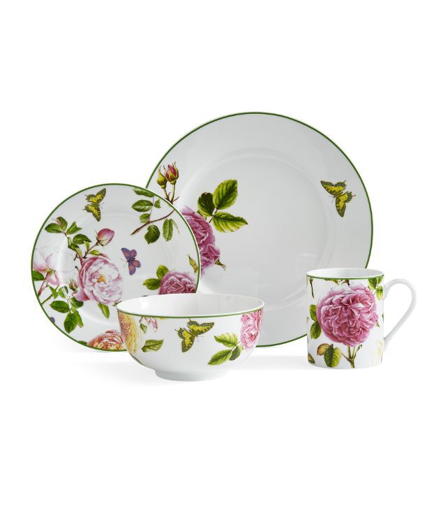 Home 16 Piece Set, Roses